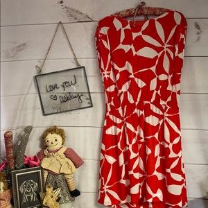 Levi’s; Red & White; Midi; Dress; L